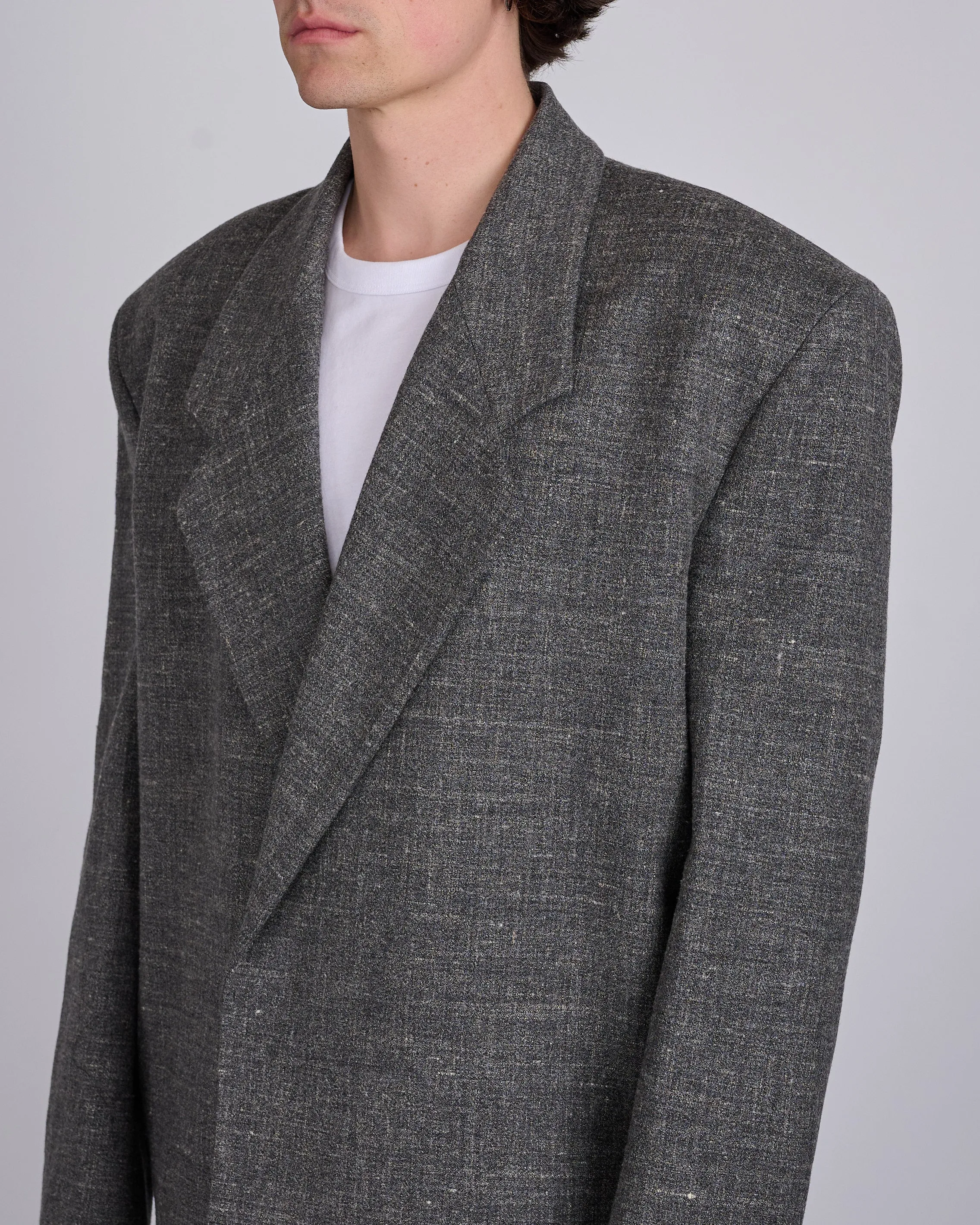 Fear of God Wool Linen Classic Blazer Grey