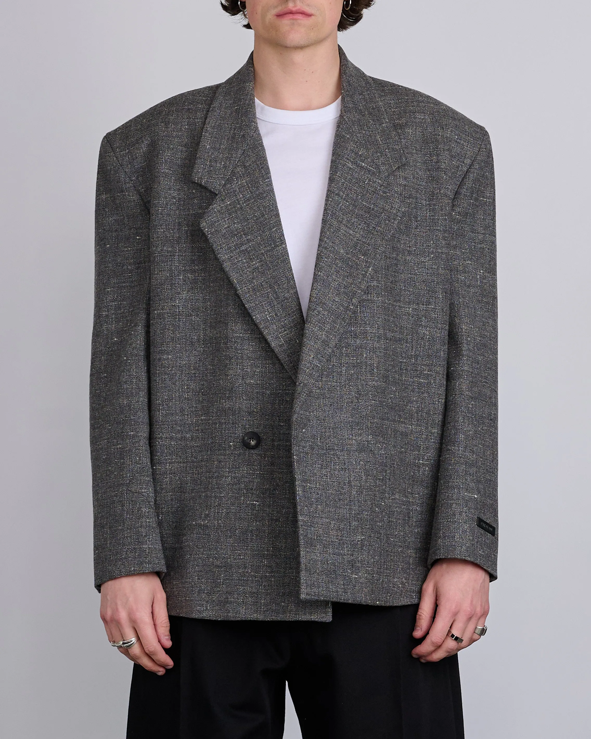 Fear of God Wool Linen Classic Blazer Grey