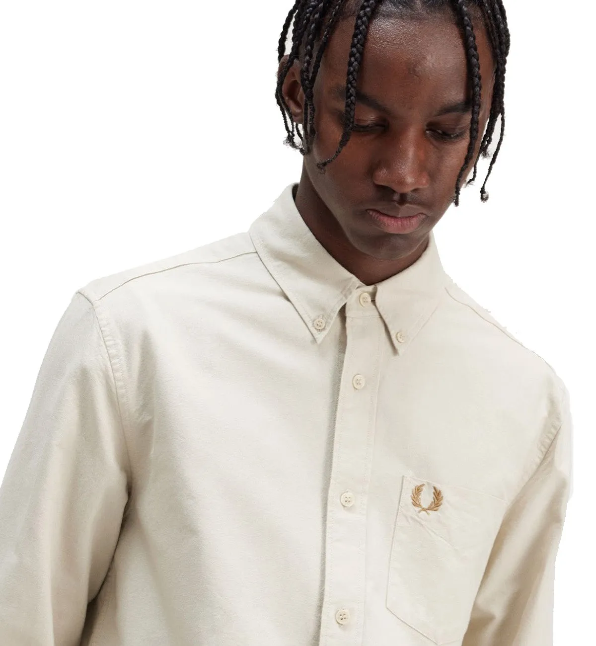 Fred Perry Classic Oxford Shirt (Oatmeal)