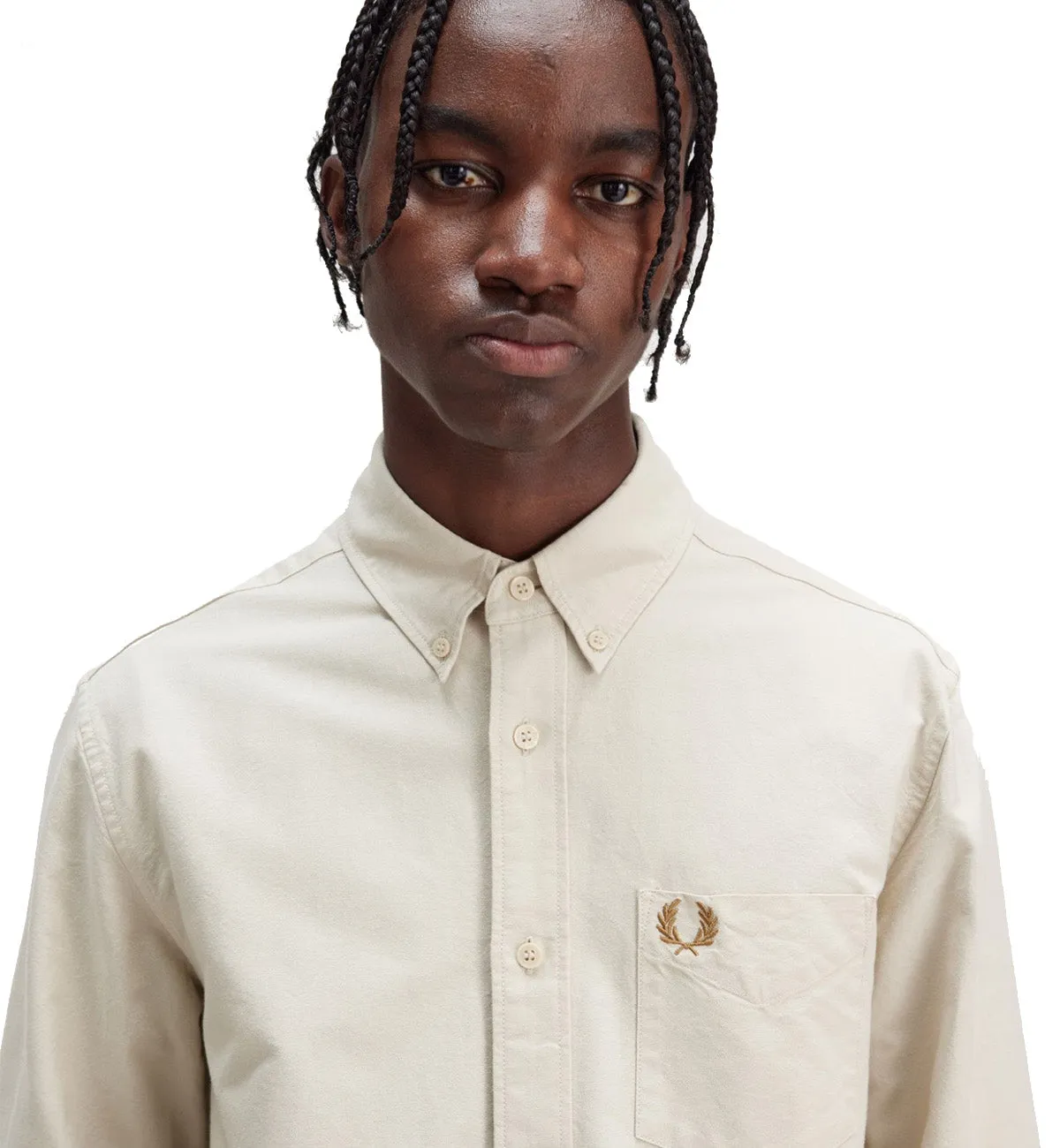 Fred Perry Classic Oxford Shirt (Oatmeal)