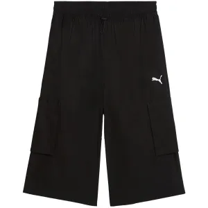 FUTURE PUMA ARCHIVE Relaxed Cargo Jorts (Black)