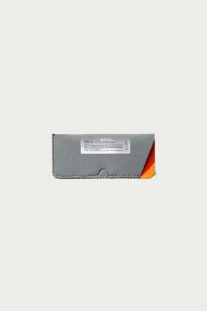 Glasses Sleeve - Light Gray/Orange