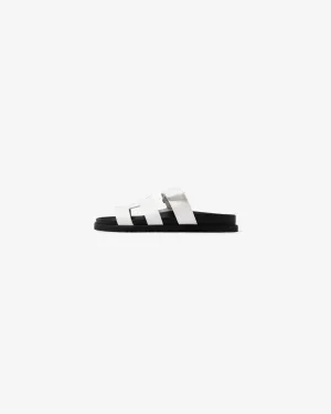 Hermes Chypre Sandal in White