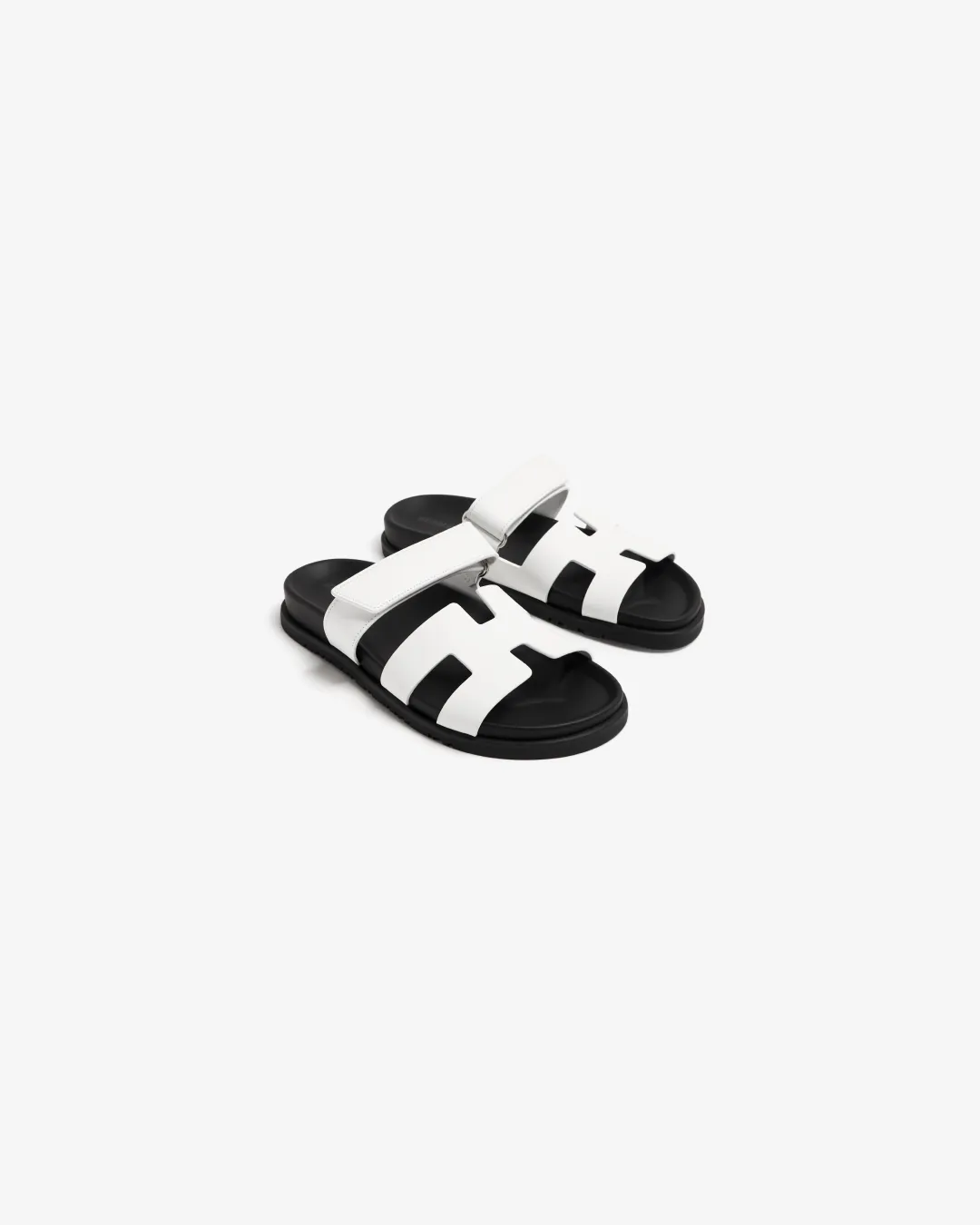 Hermes Chypre Sandal in White