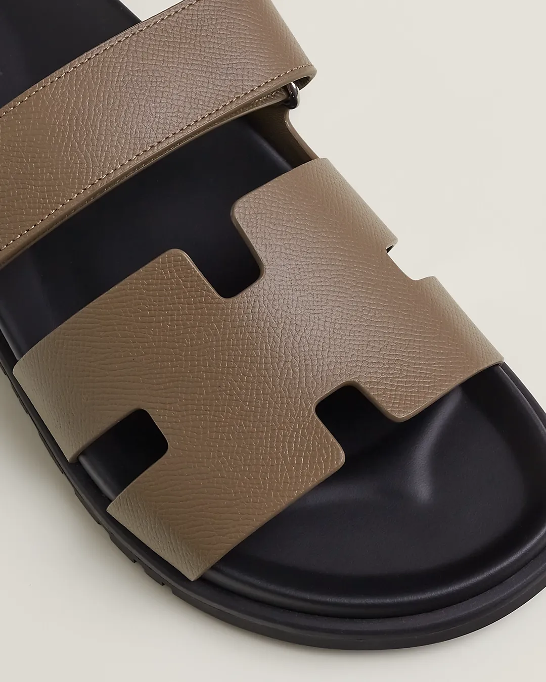 Hermes Chypre Sandals Grey