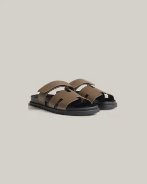 Hermes Chypre Sandals Grey