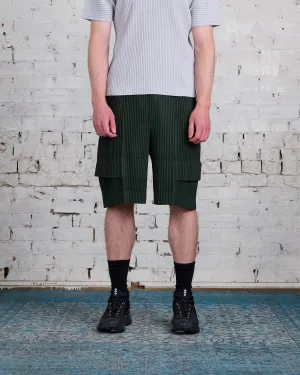 HOMME PLISS ISSEY MIYAKE Pleats June Cargo Short Deep Green
