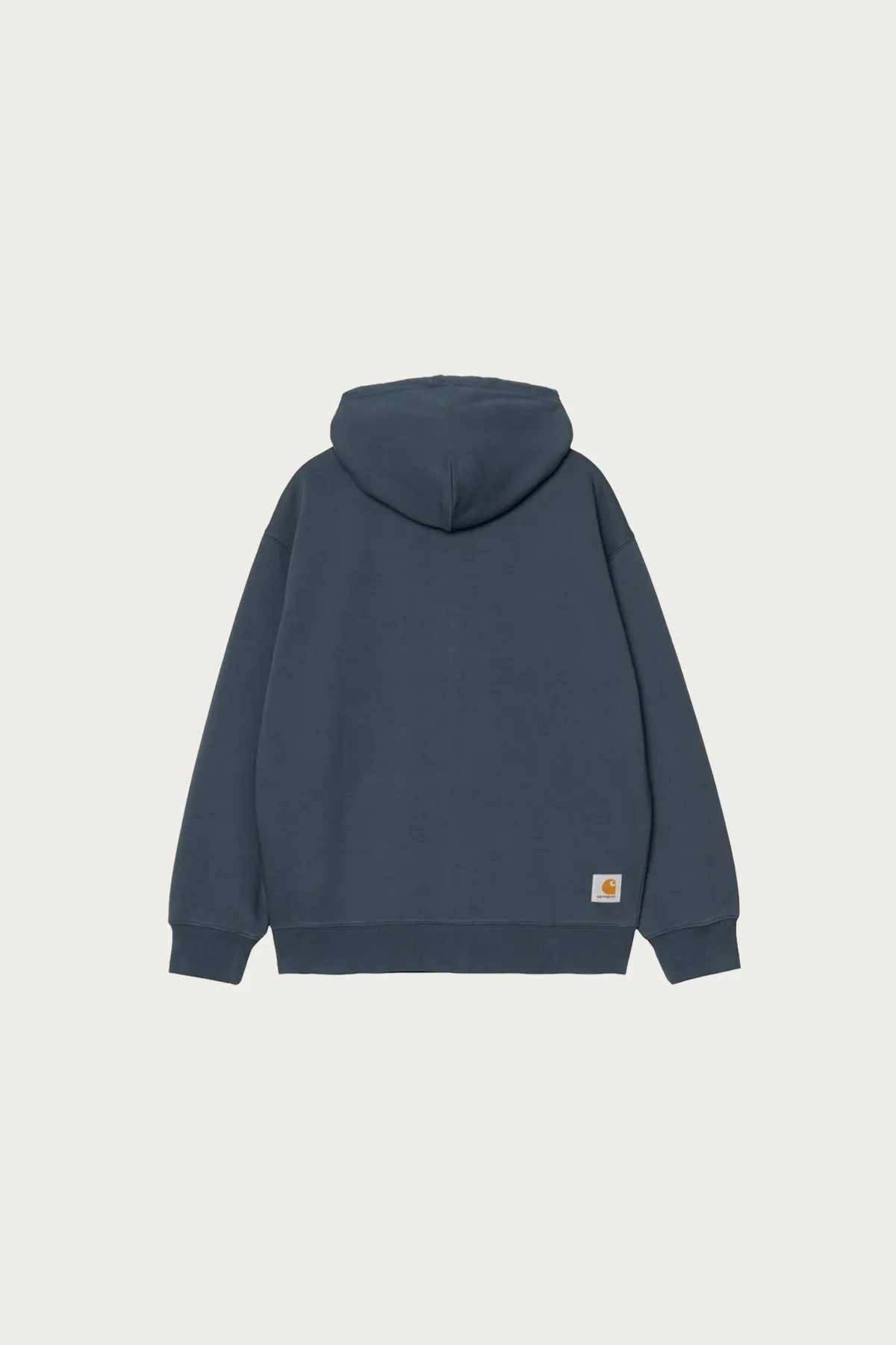 Hooded WIP Sweat Jacket - Dusky Blue Stone Washed