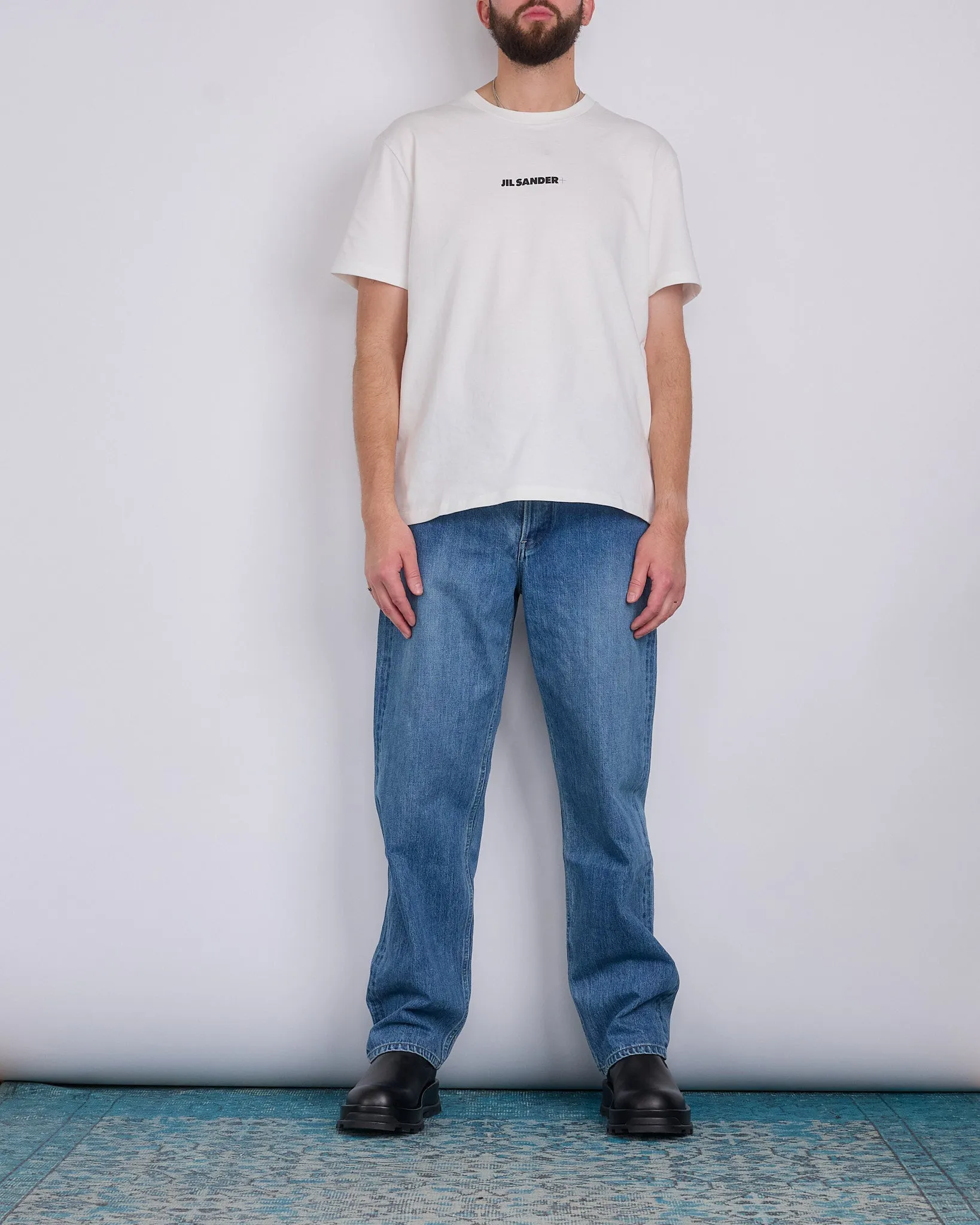 Jil Sander  Washed Raw Denim Relaxed Jean Canard