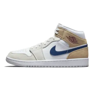 Jordan 1 Mid Tan Suede
