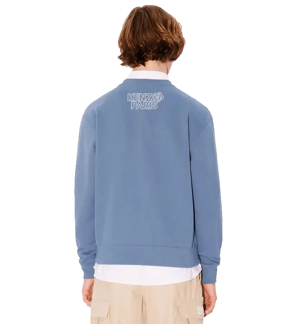 Kenzo Constellation Embroidered Sweatshirt (Blue)