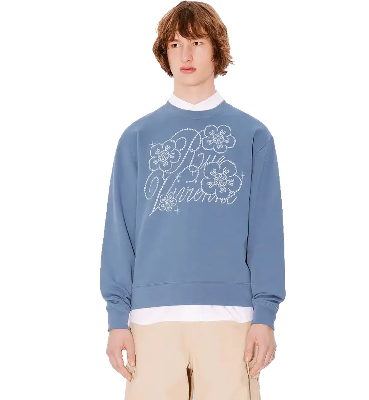 Kenzo Constellation Embroidered Sweatshirt (Blue)