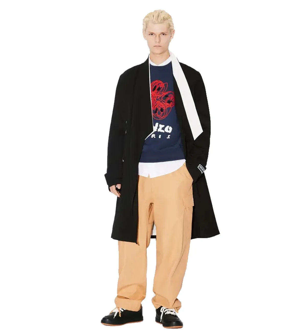 Kenzo Drawn Varsity Sweatshirt (Navy)