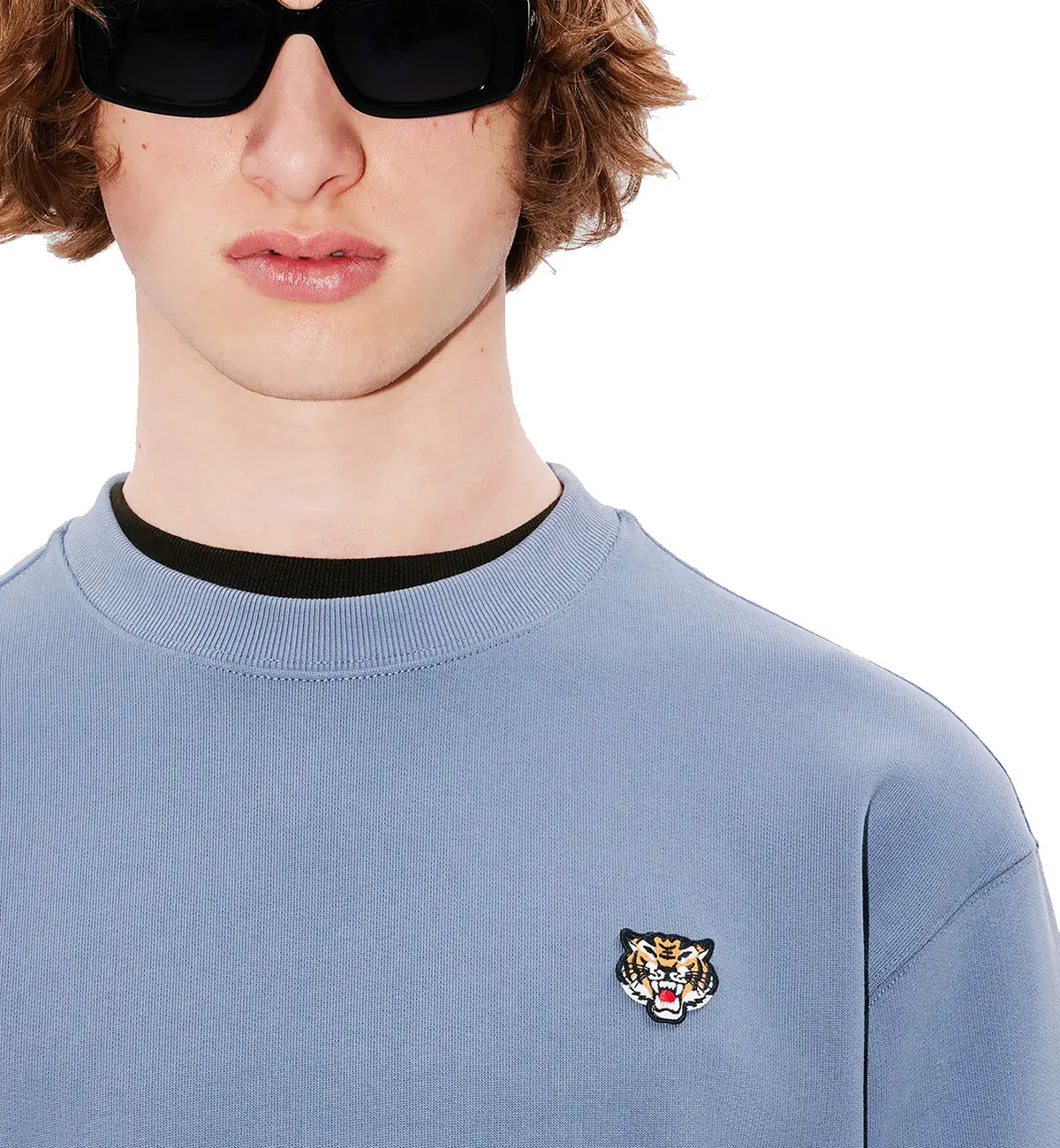 Kenzo Mini Lucky Tiger Sweatshirt (Light Blue)