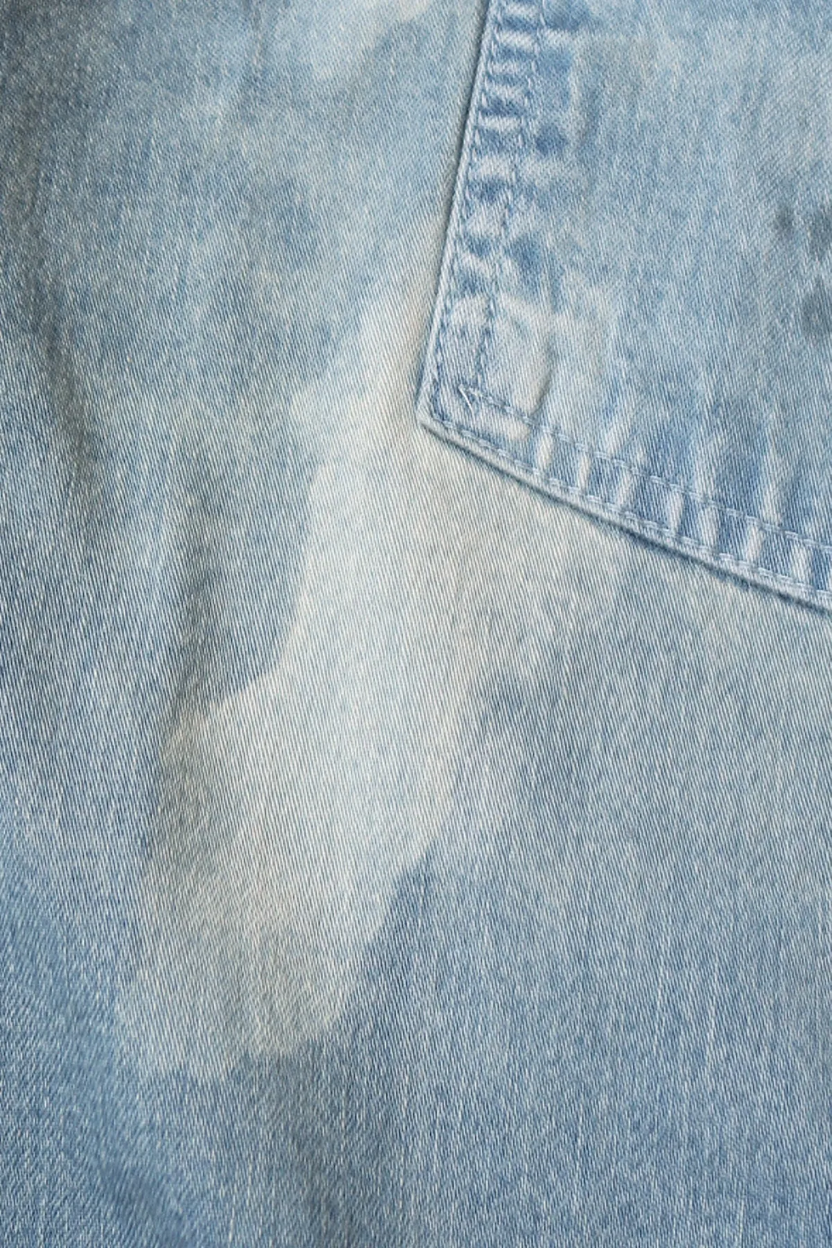 Knit x 8oz Denim Coverall Polo Shirt - Sax