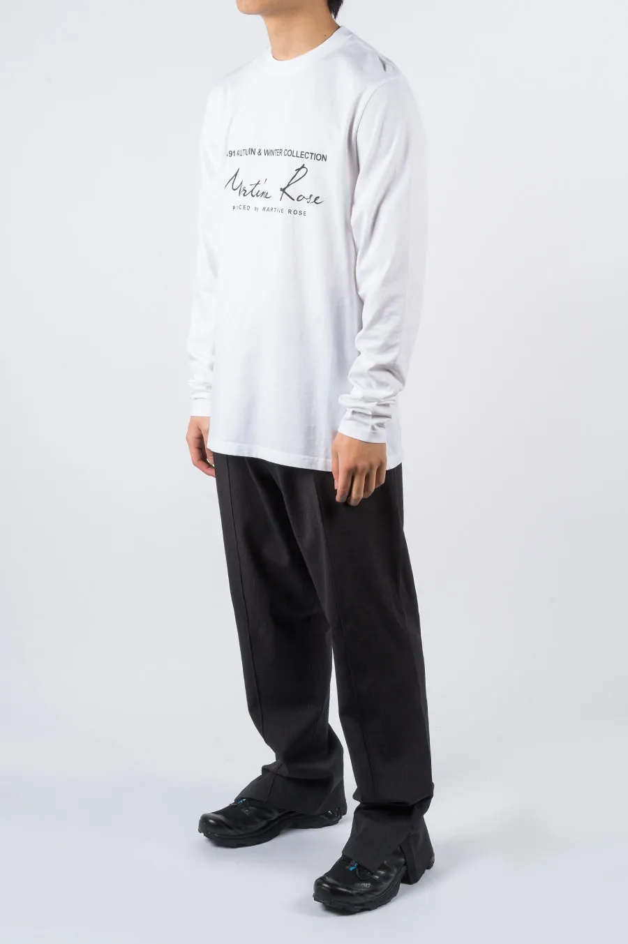 MARTINE ROSE CLASSIC LS SHIRT SS20 WHITE