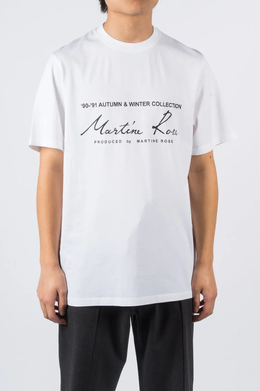 MARTINE ROSE CLASSIC SS SHIRT SS20 WHITE