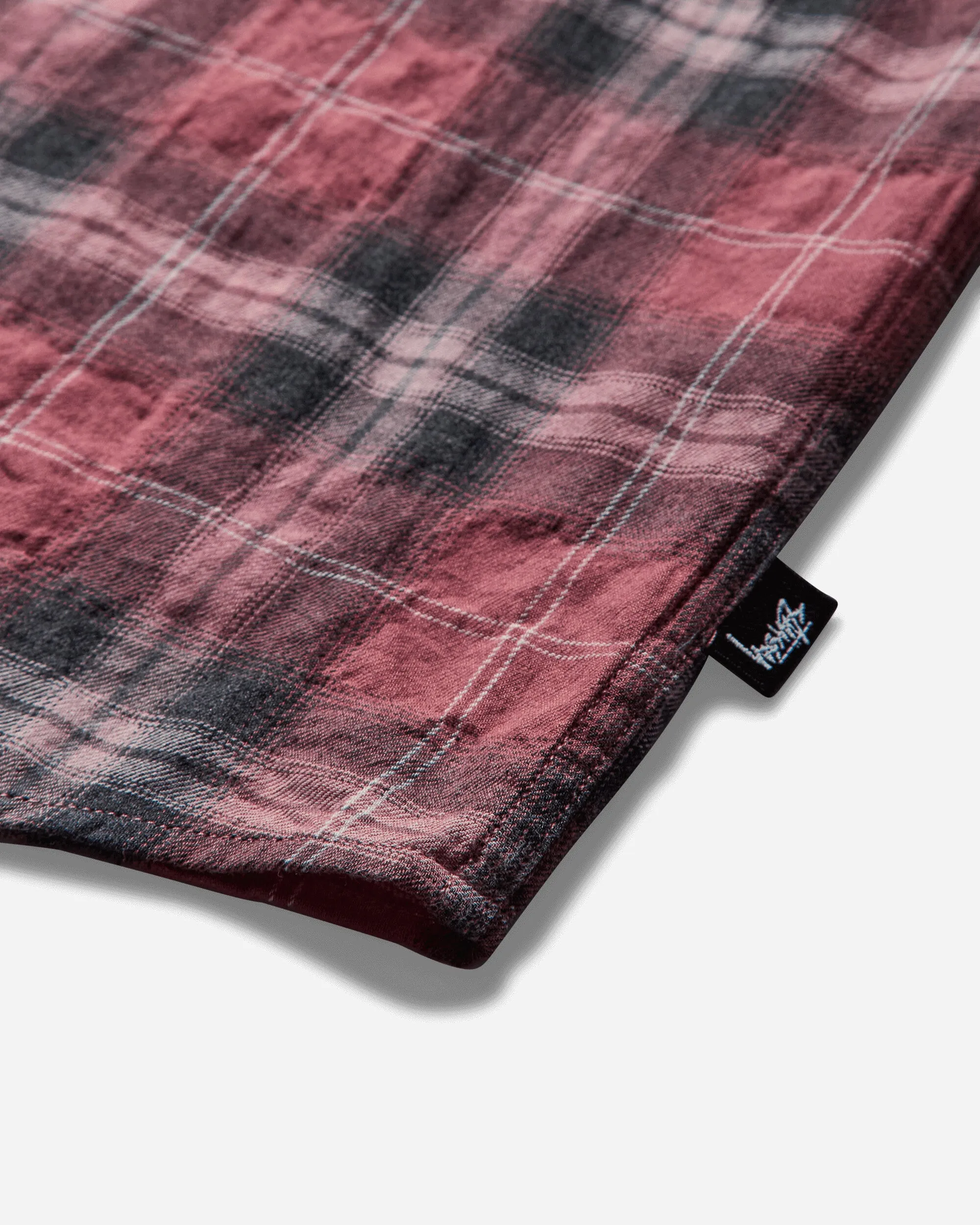 Men's Beach Plaid Shirt Red