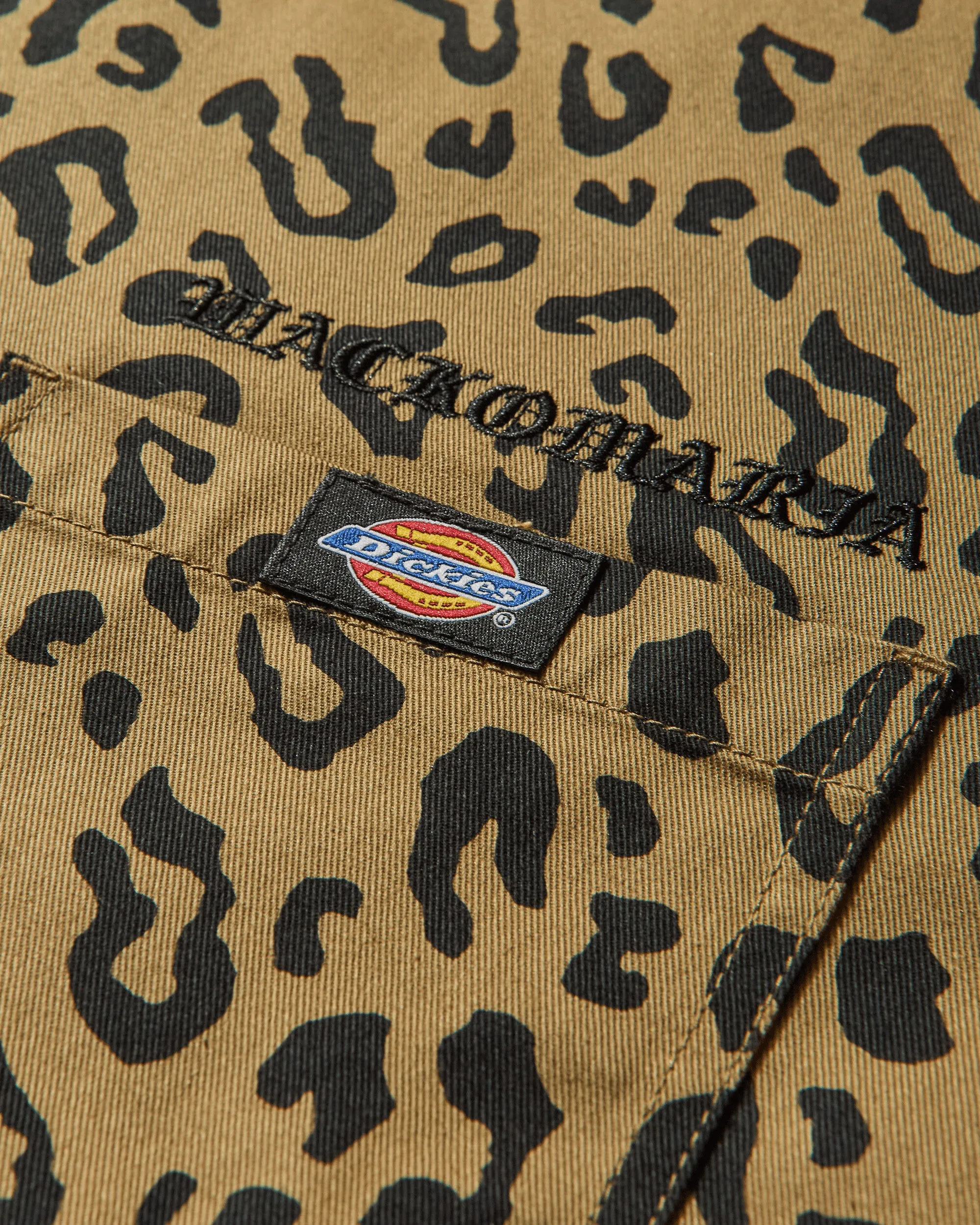 Men's Dickies Leopard Work Shirt (Type-2) Beige