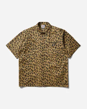 Men's Dickies Leopard Work Shirt (Type-2) Beige