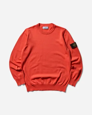 Men's Garment Dyed Crewneck Sweatshirt Papaya