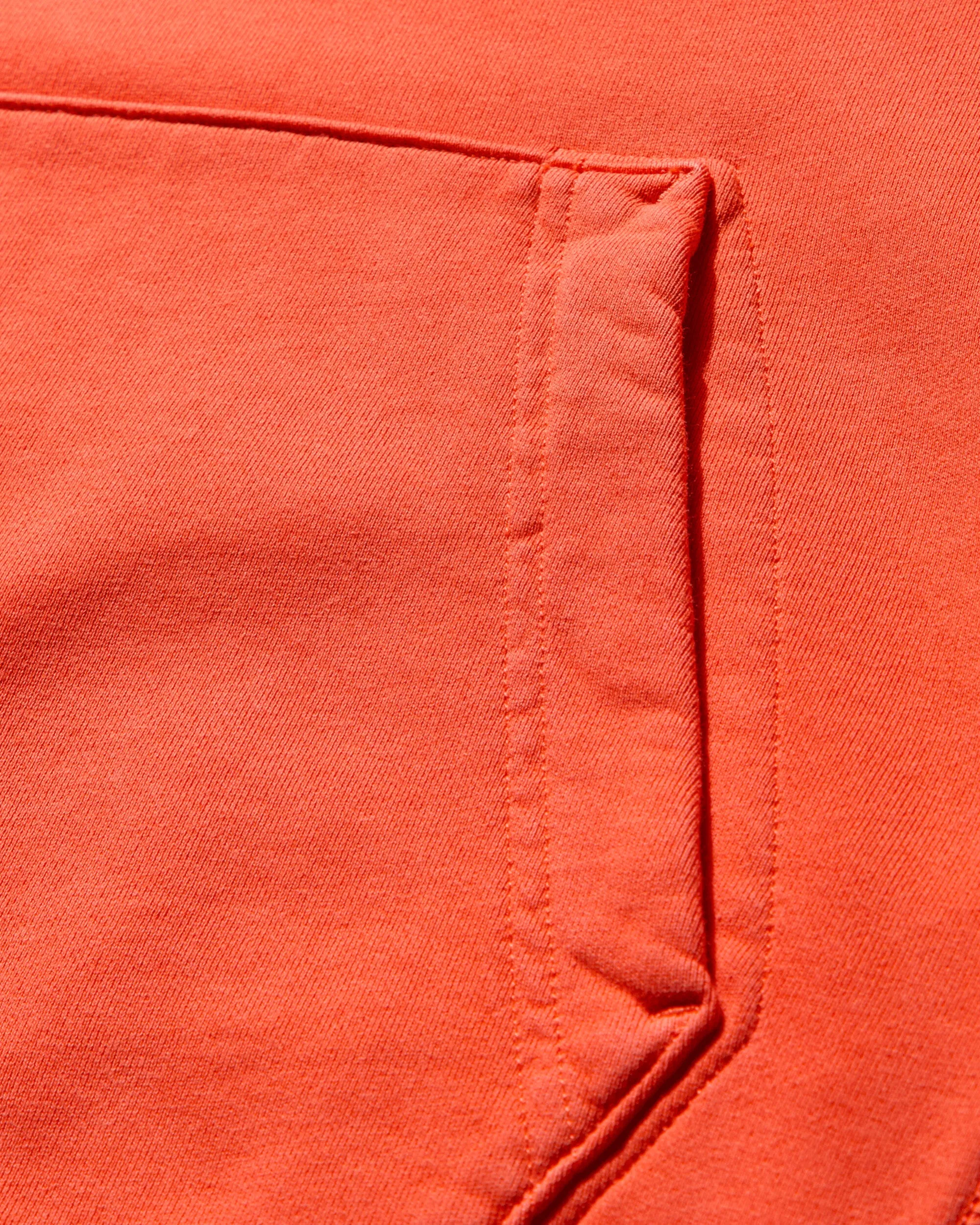 Men's Garment Dyed Hoodie Papaya