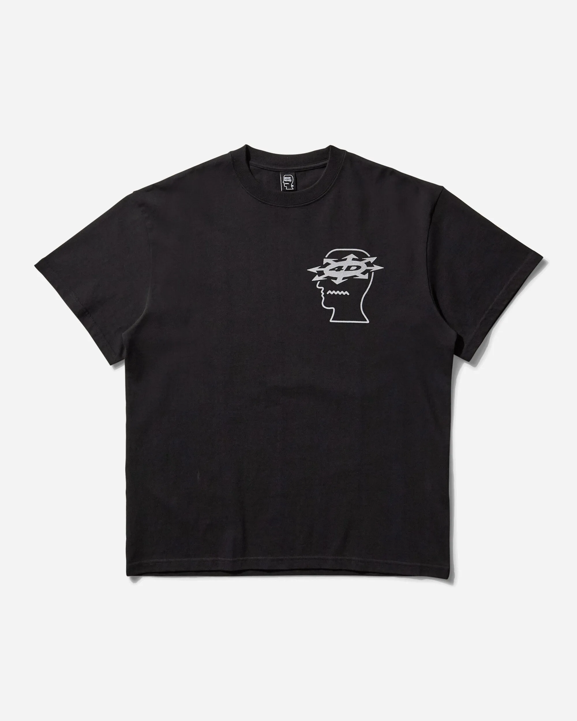 Men's Neuro Free Association T-Shirt Washed Black