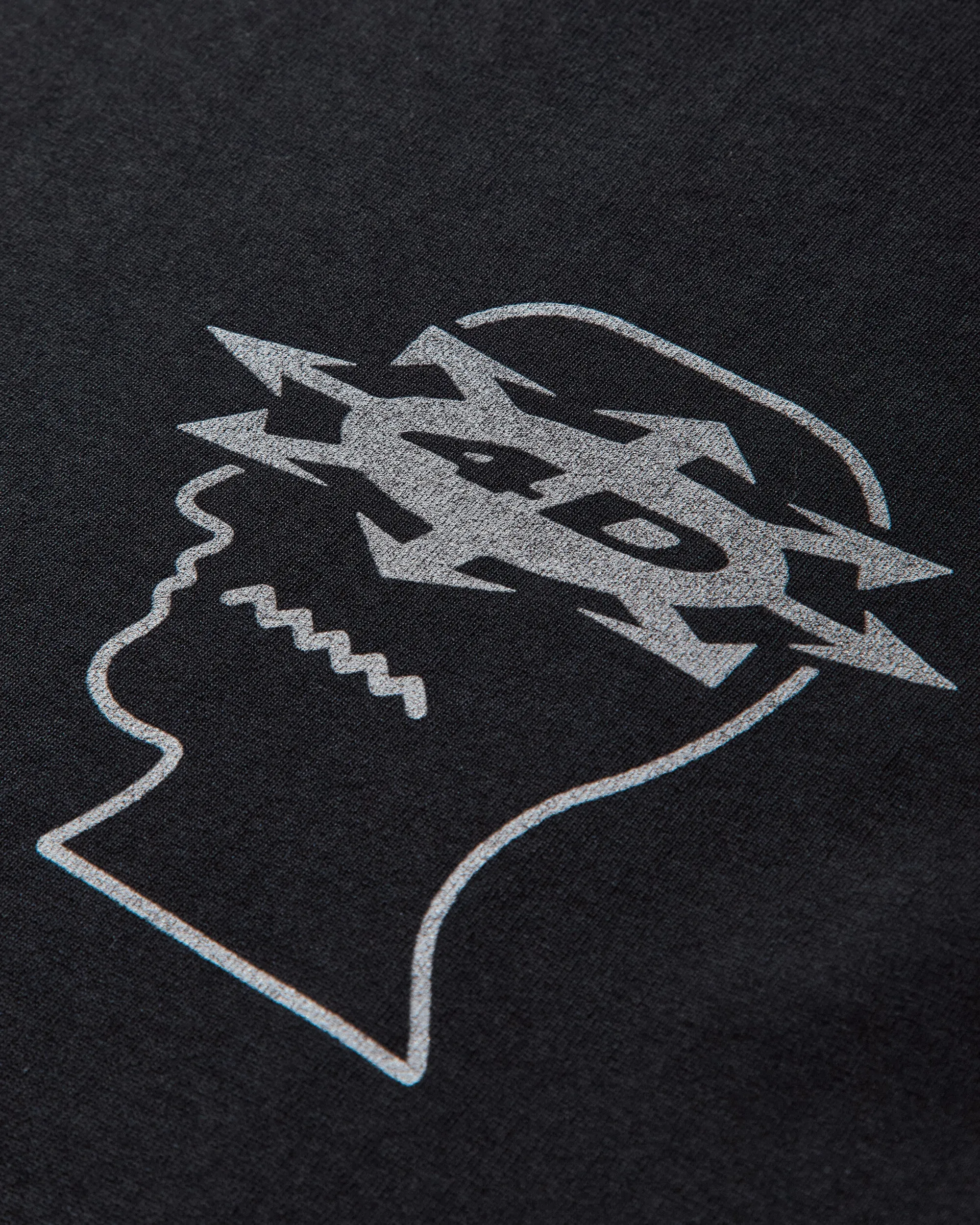 Men's Neuro Free Association T-Shirt Washed Black