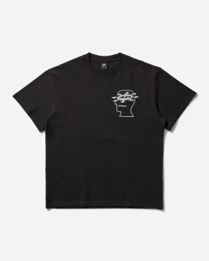 Men's Neuro Free Association T-Shirt Washed Black