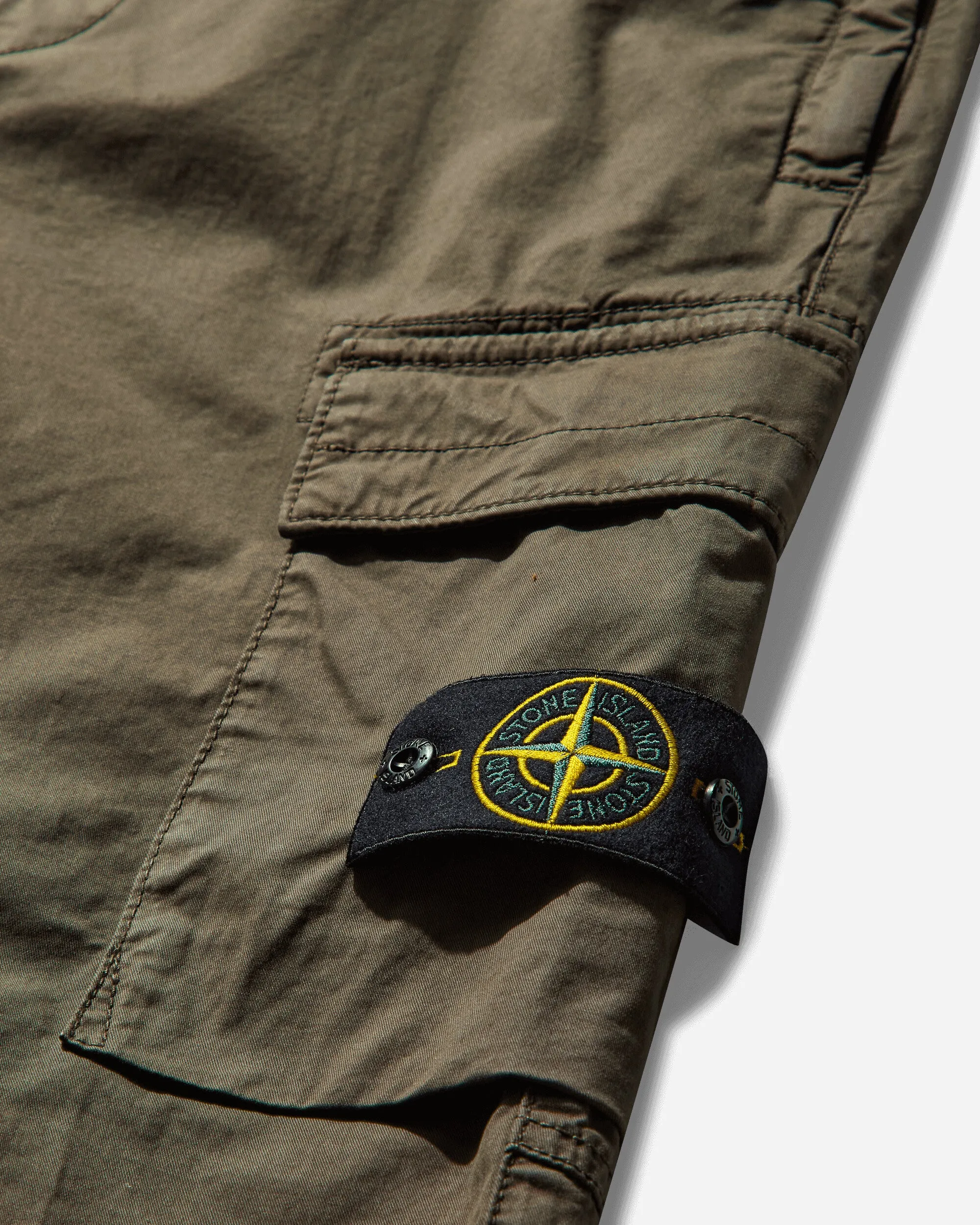 Men's Regular Tapered Cargo Trousers Military Green