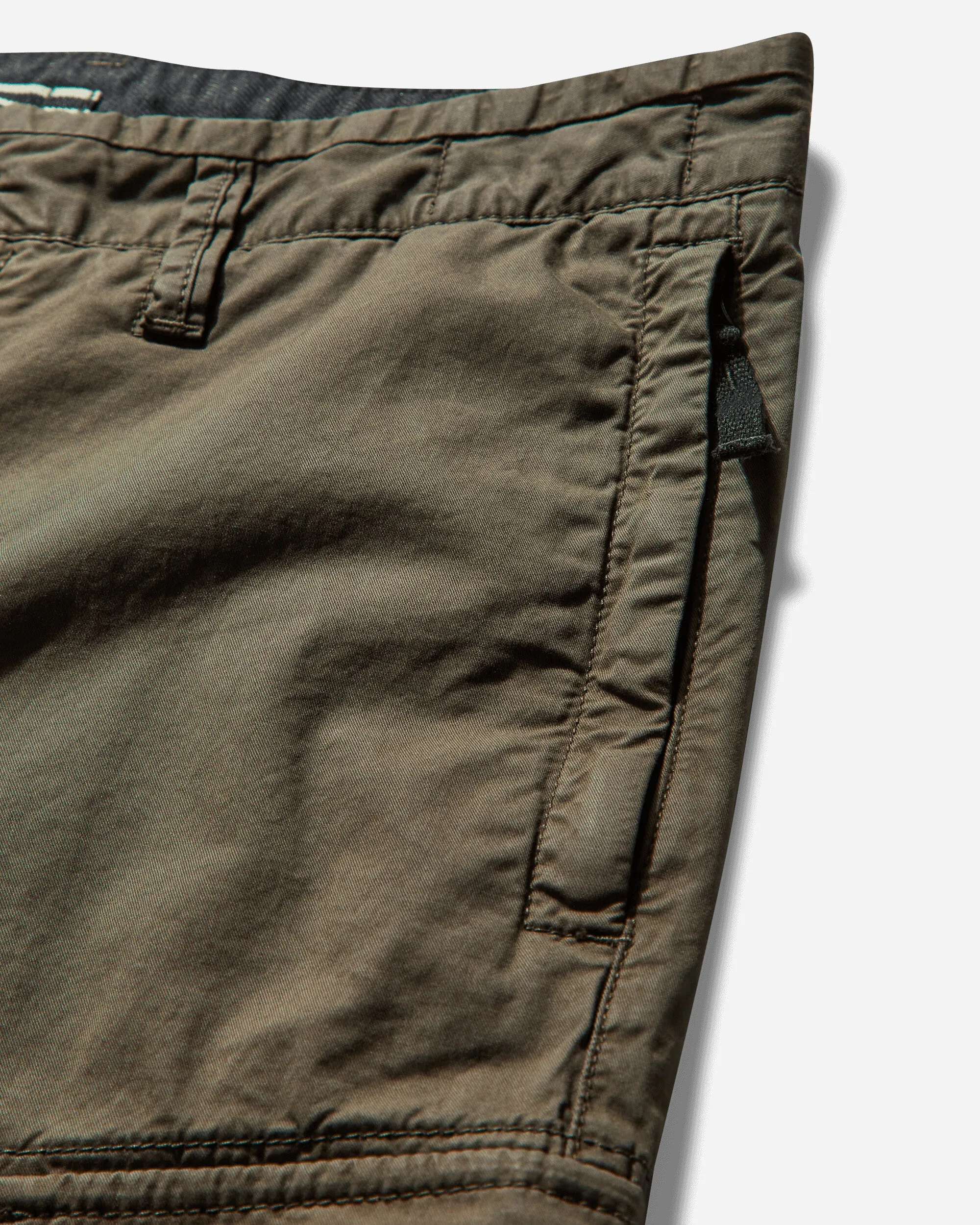 Men's Regular Tapered Cargo Trousers Military Green