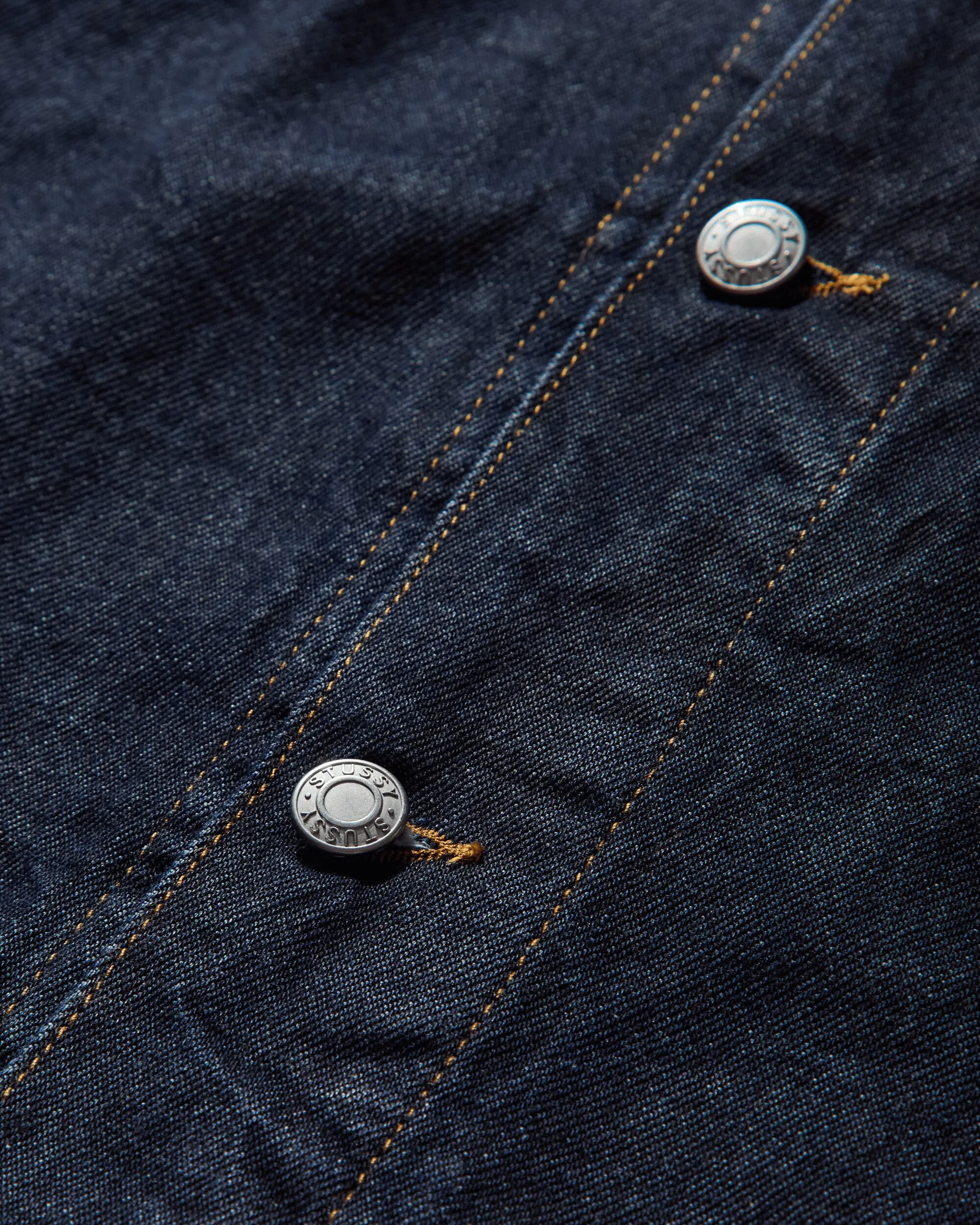 Men's Trucker Denim Jacket Rinsed Indigo