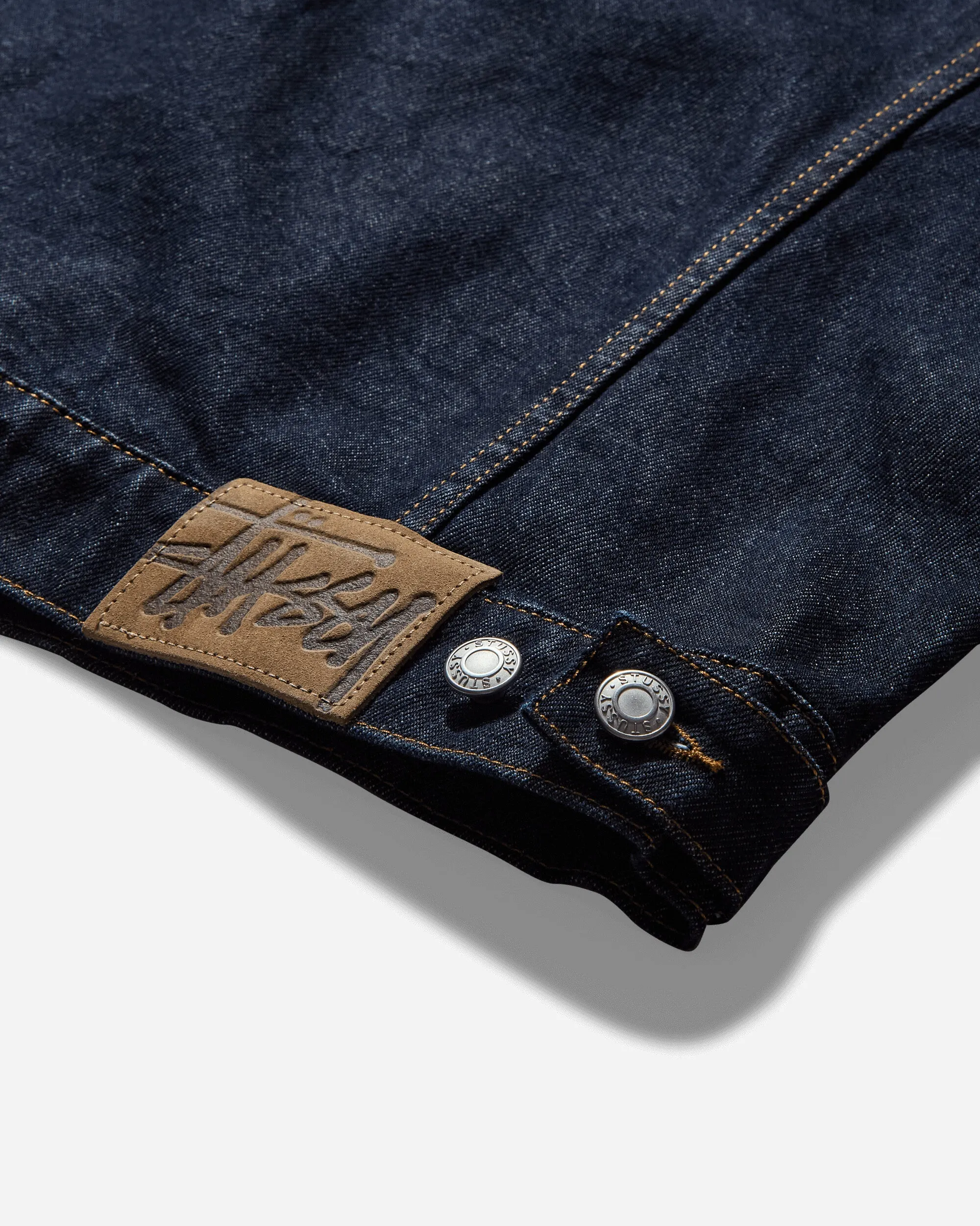 Men's Trucker Denim Jacket Rinsed Indigo