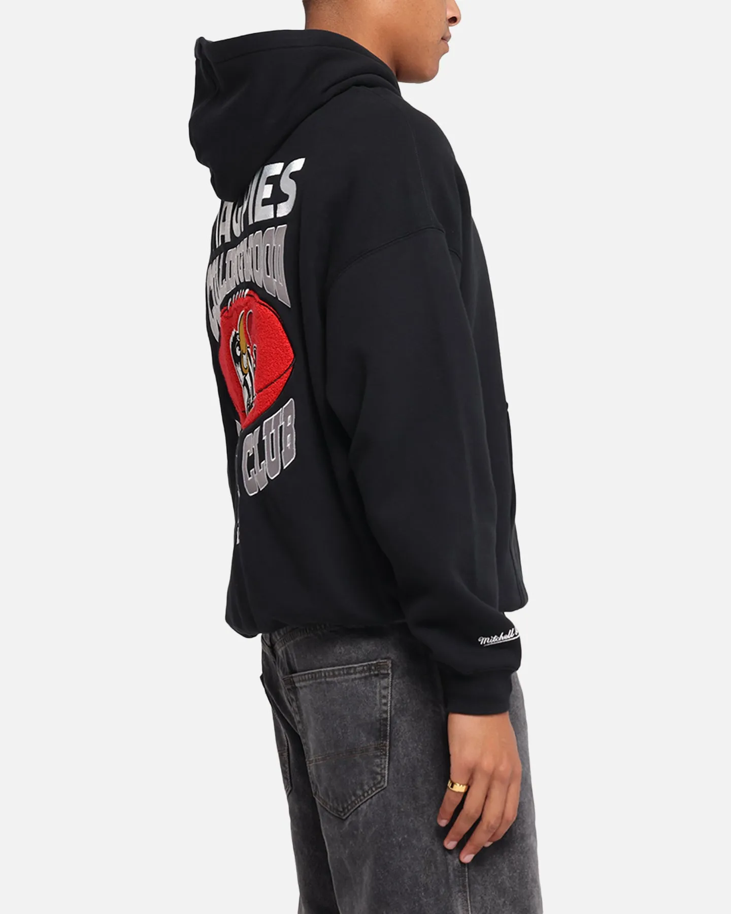Mitchell & Ness Collingwood Magpies Team Hoodie Solid Black