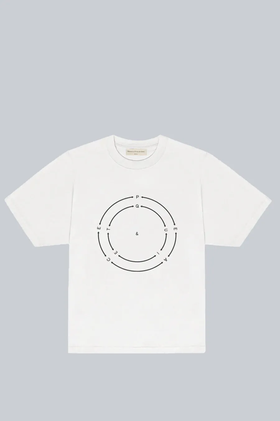 MUSEUM OF PEACE AND QUIET COMPASS SHIRT WHITE