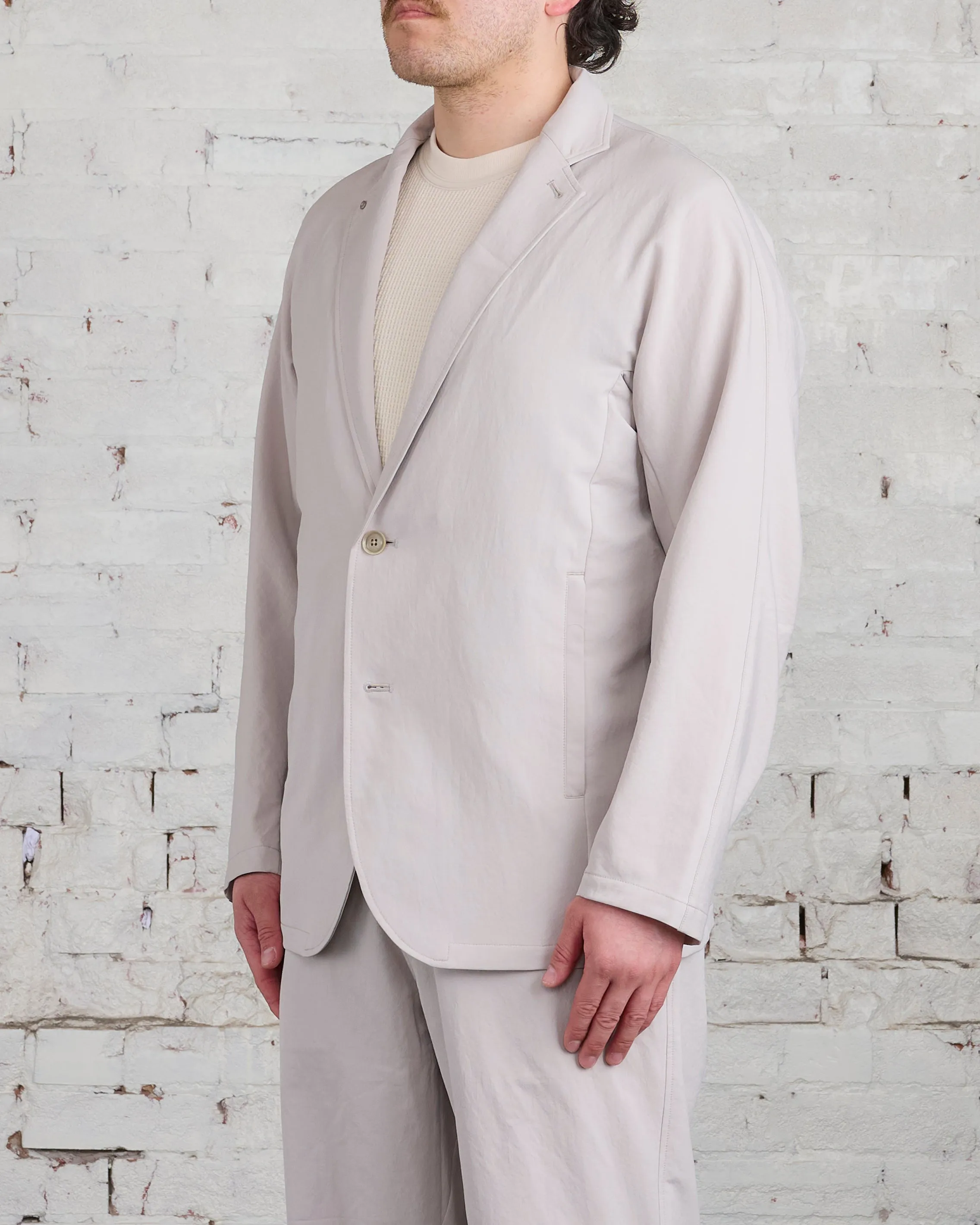 nanamica Alphadry Club Jacket Pale Grey