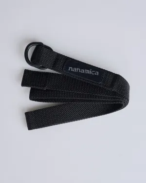 nanamica Webbing Tape D-Ring Tech Belt Black