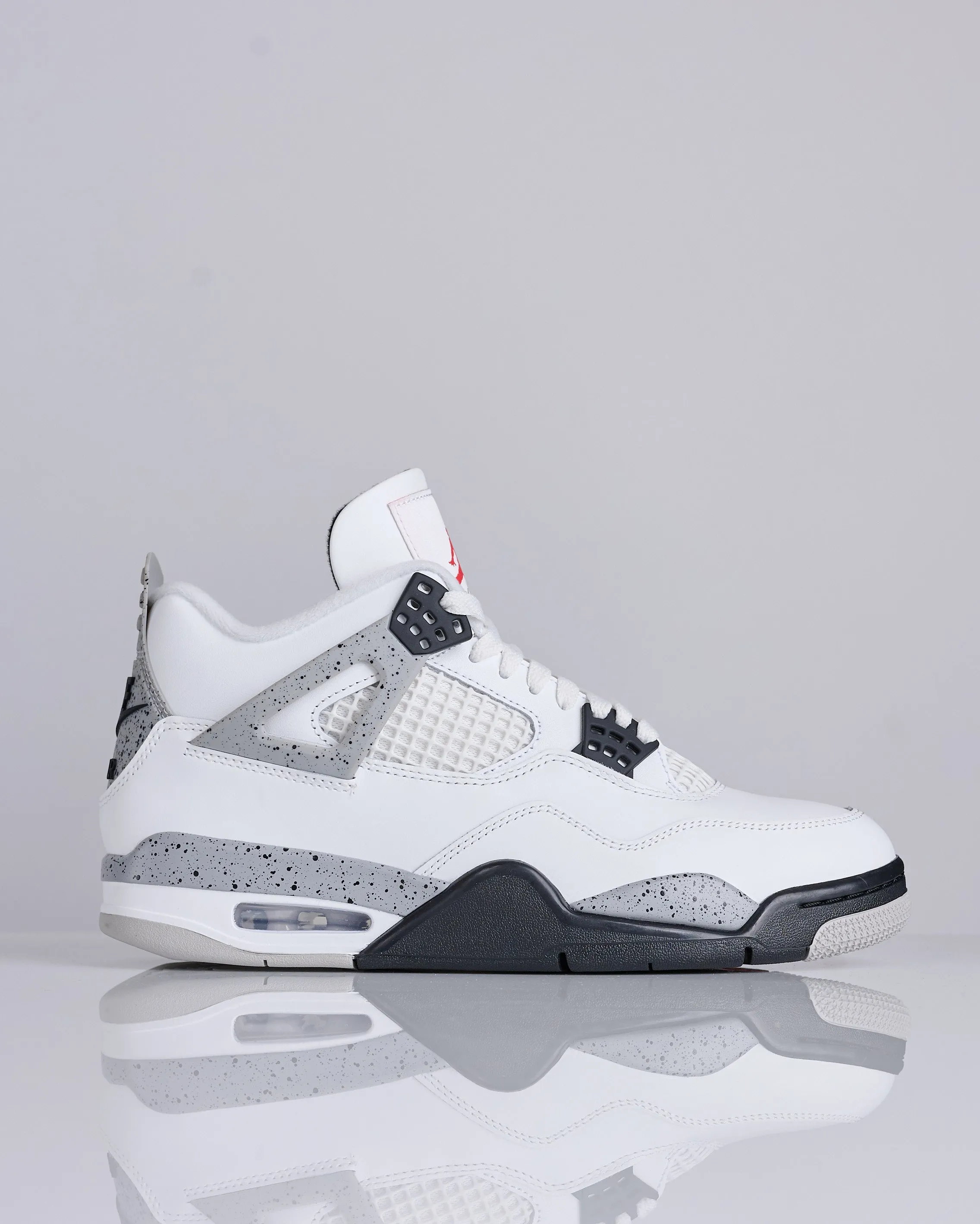 Nike Air Jordan 4 Retro Summit White/Fire Red-Cement Grey-Black