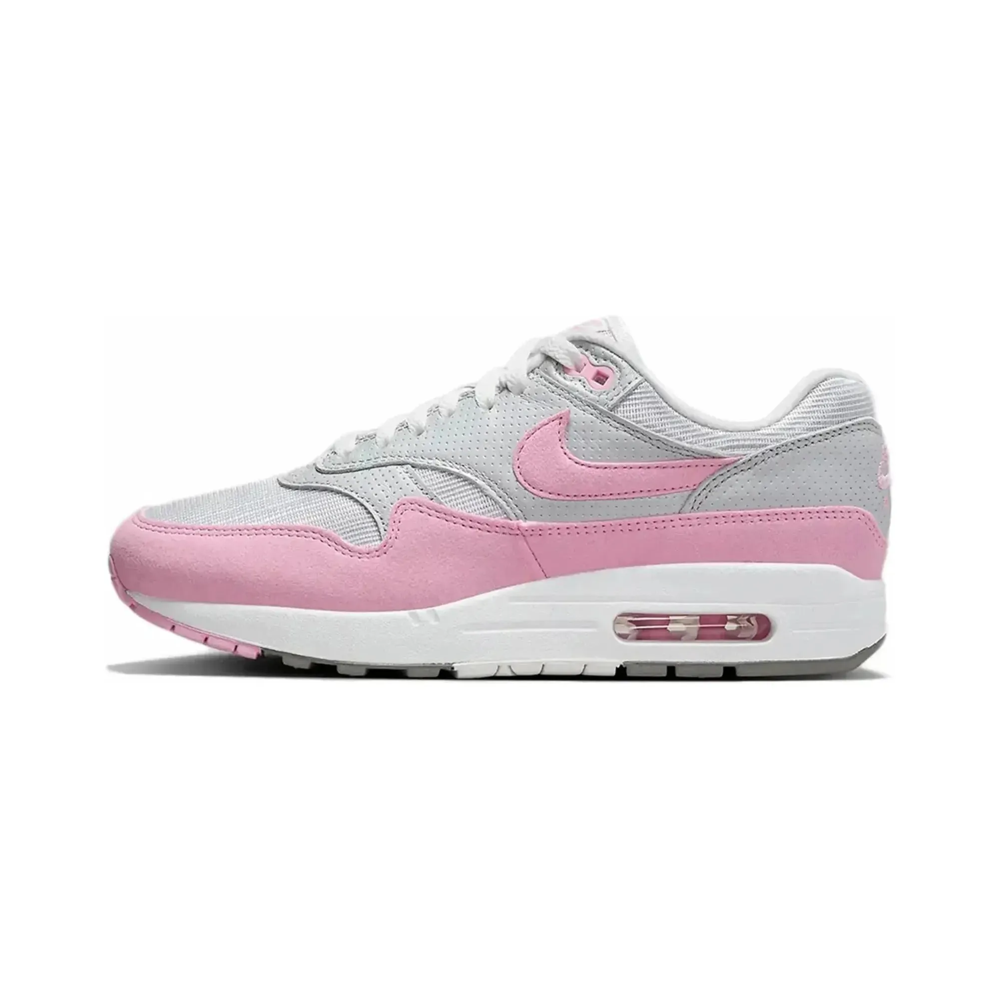Nike Air Max 1 '87 Metallic Platinum Pink Rise