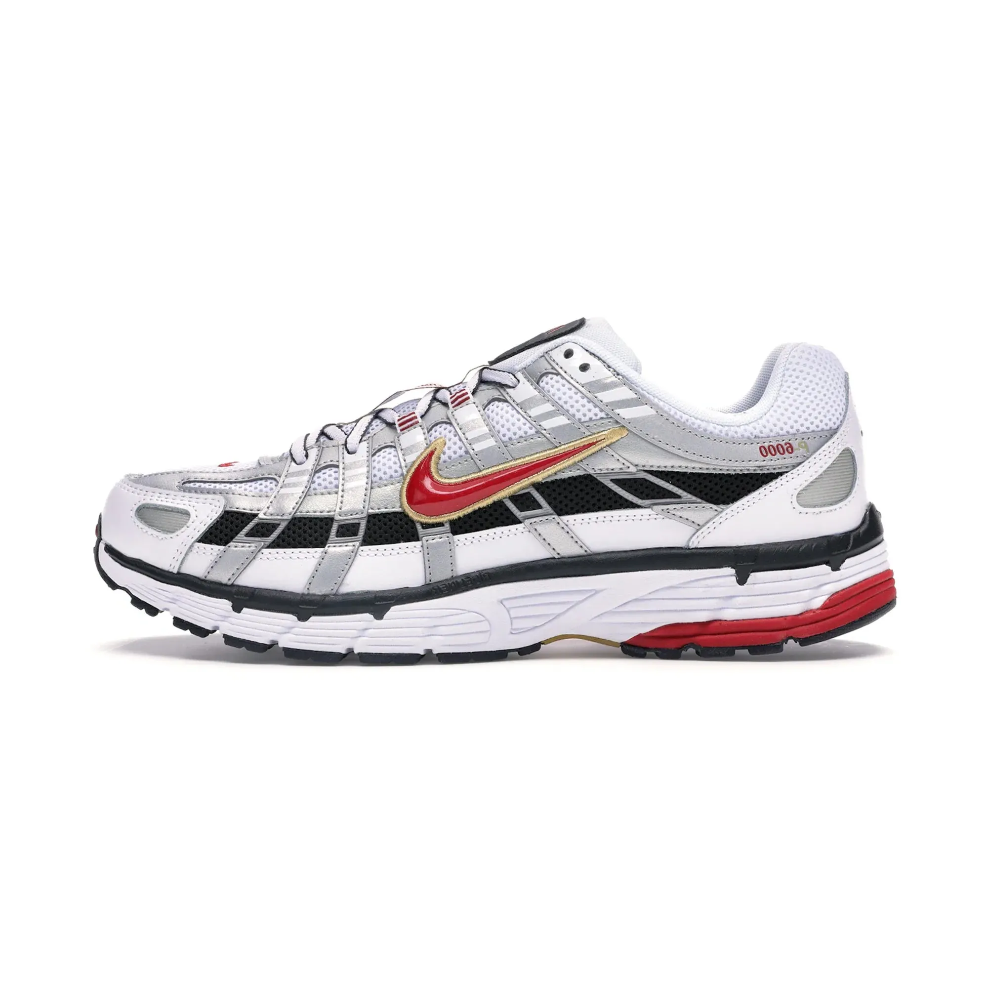 Nike P-6000 White Gold Red