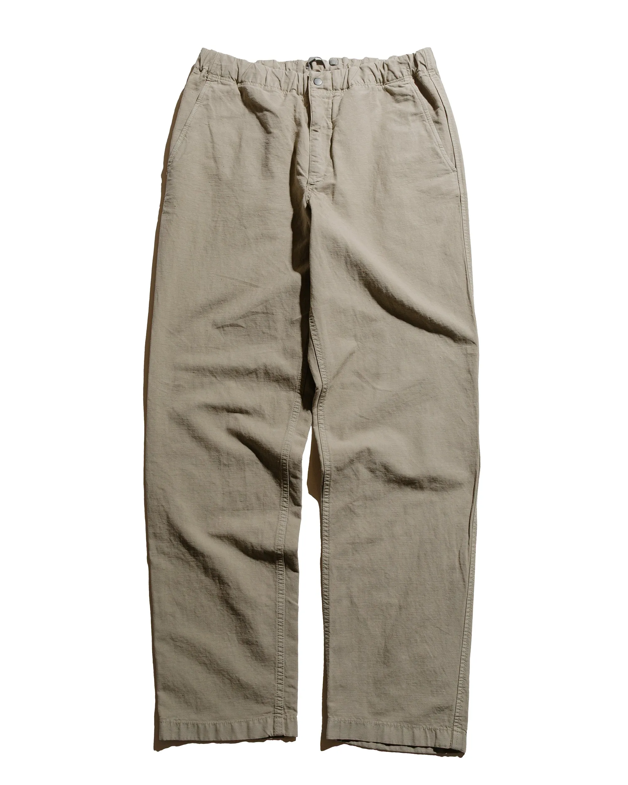 Norse Projects Ezra Relaxed Cotton Linen Trouser Clay