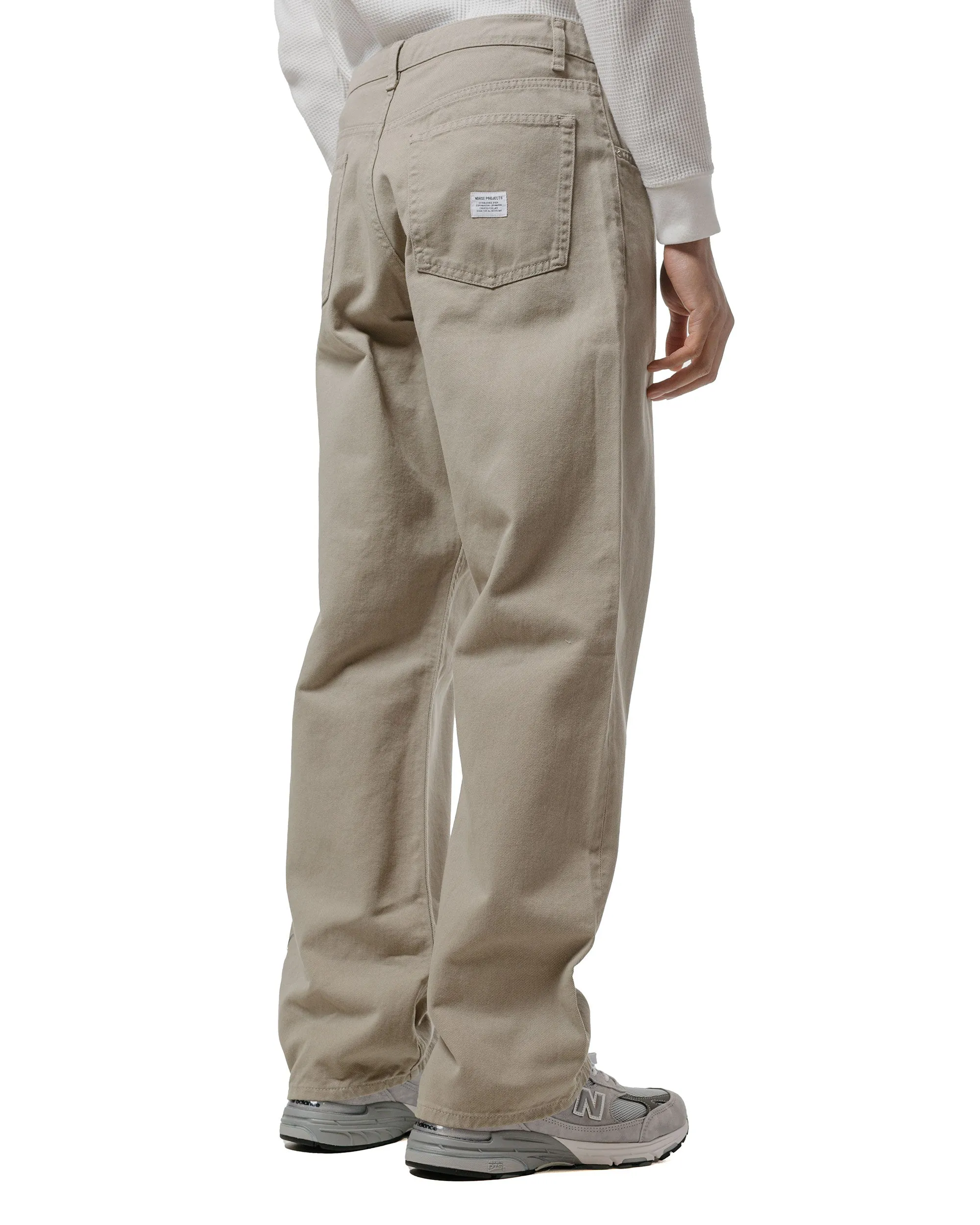 Norse Projects Mogens Relaxed 5 Pocket Heavy Twill Clay