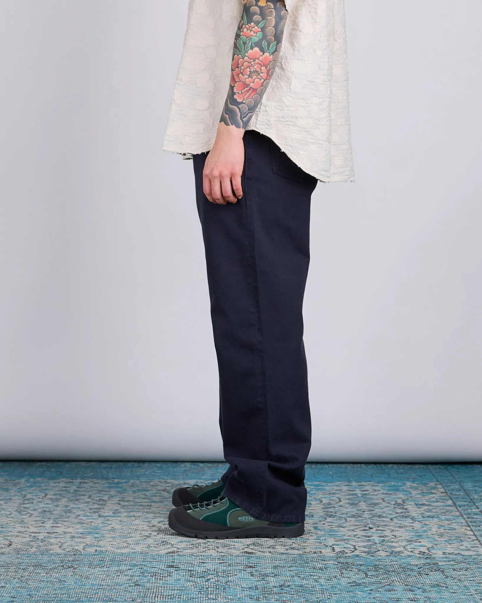 Norse Projects Mogens Relaxed Heavy Twill Pant Dark Navy