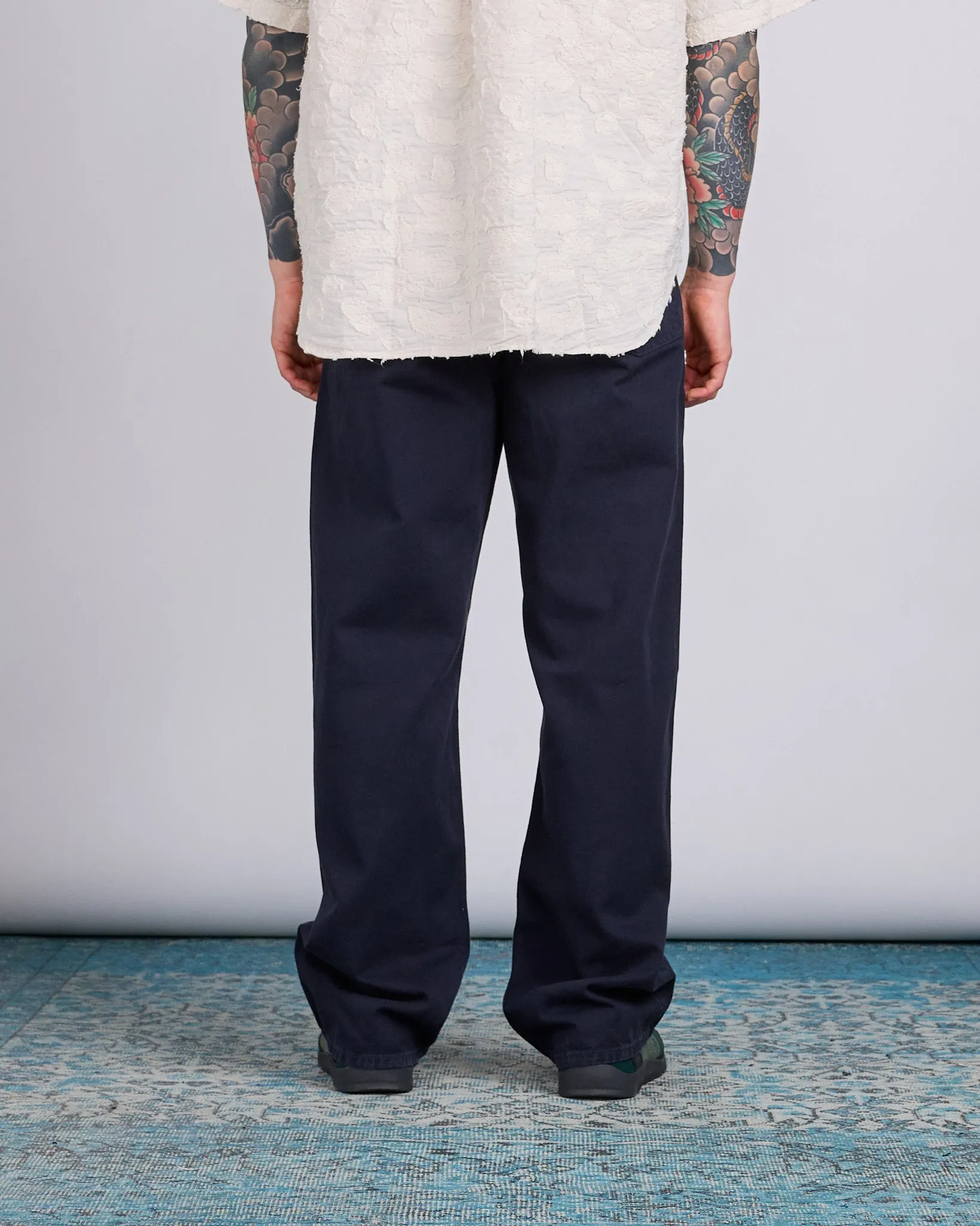 Norse Projects Mogens Relaxed Heavy Twill Pant Dark Navy