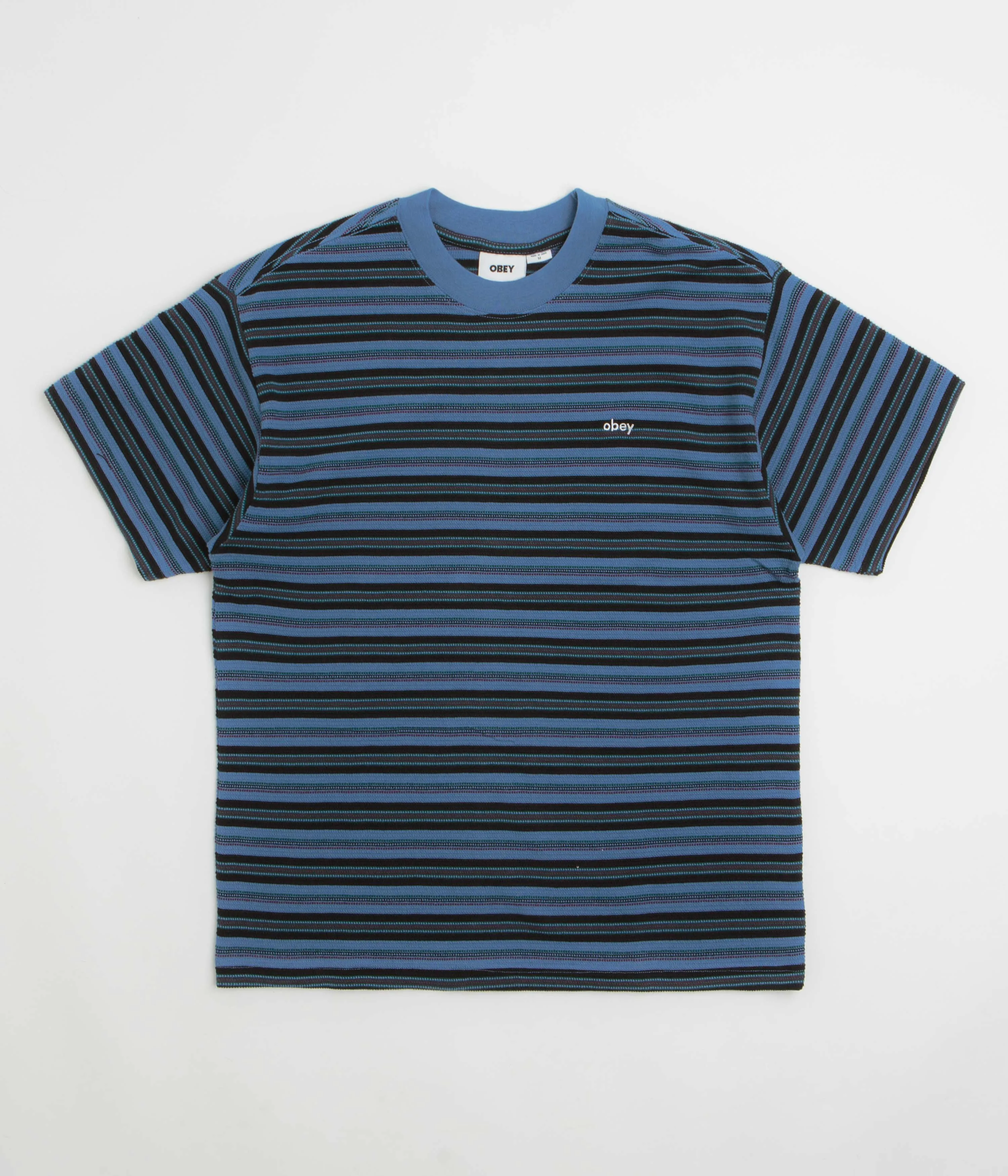 Obey Kenny Relaxed T-Shirt - Coronet Blue Multi