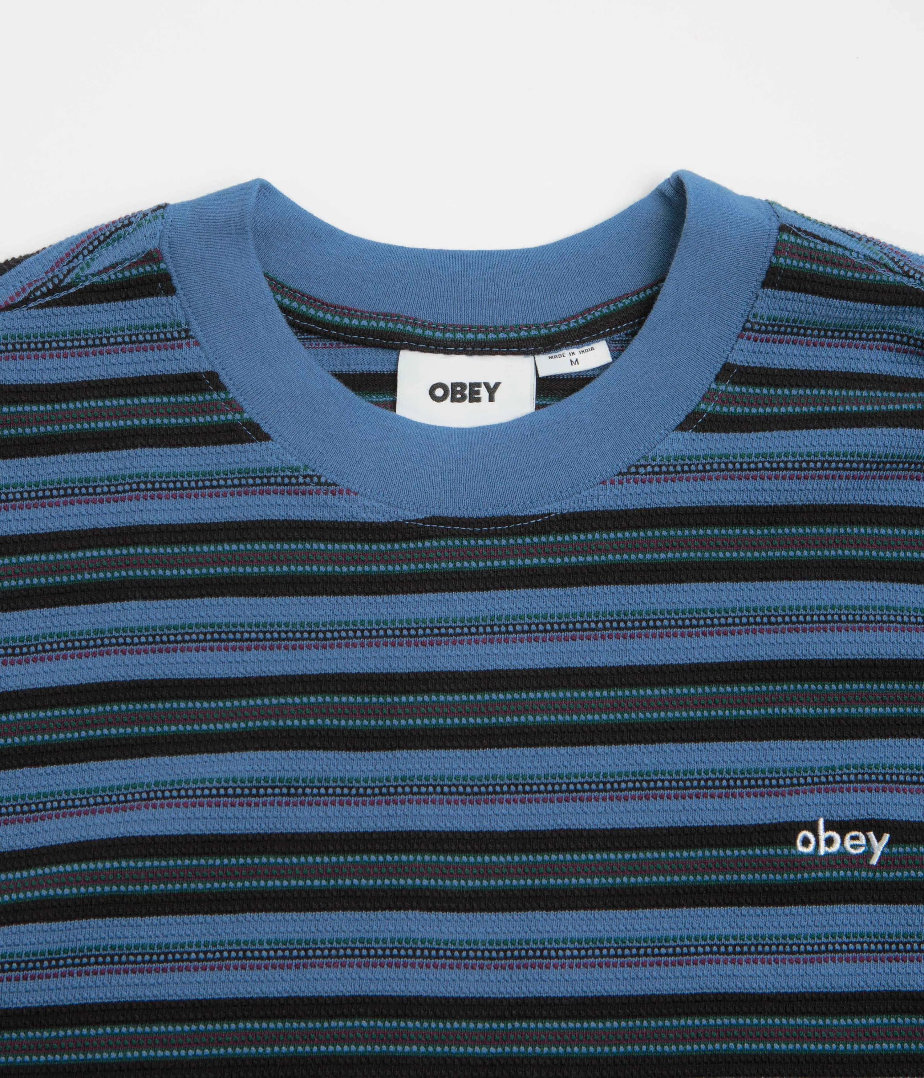 Obey Kenny Relaxed T-Shirt - Coronet Blue Multi