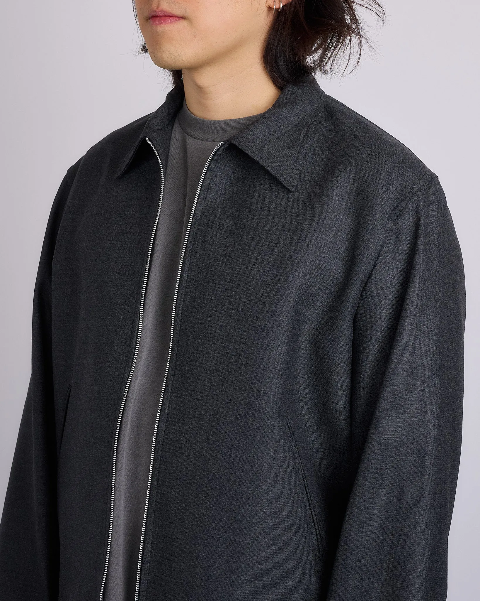 Our Legacy Mini Jacket Premium Charcoal Office Wool