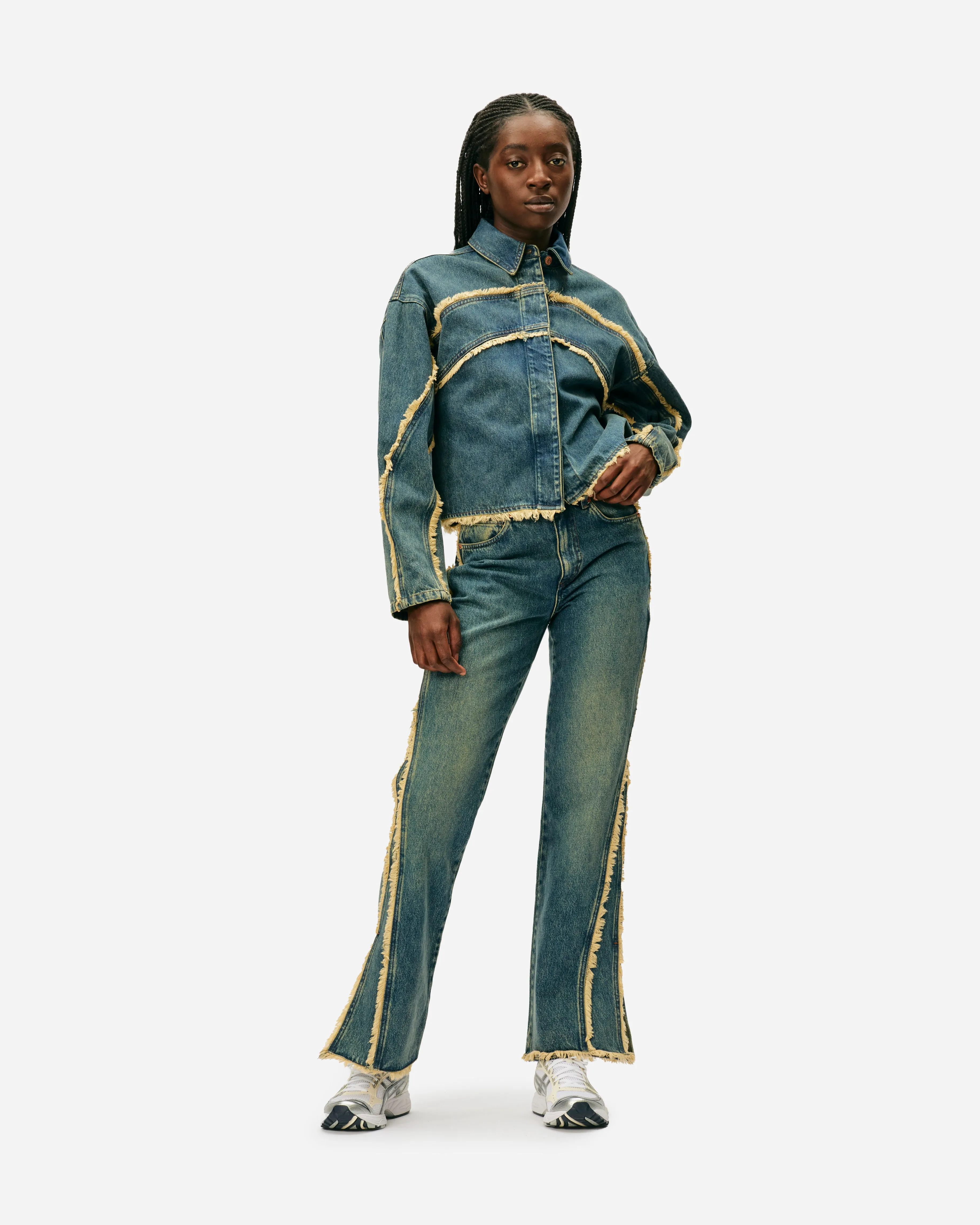 River Split Jeans