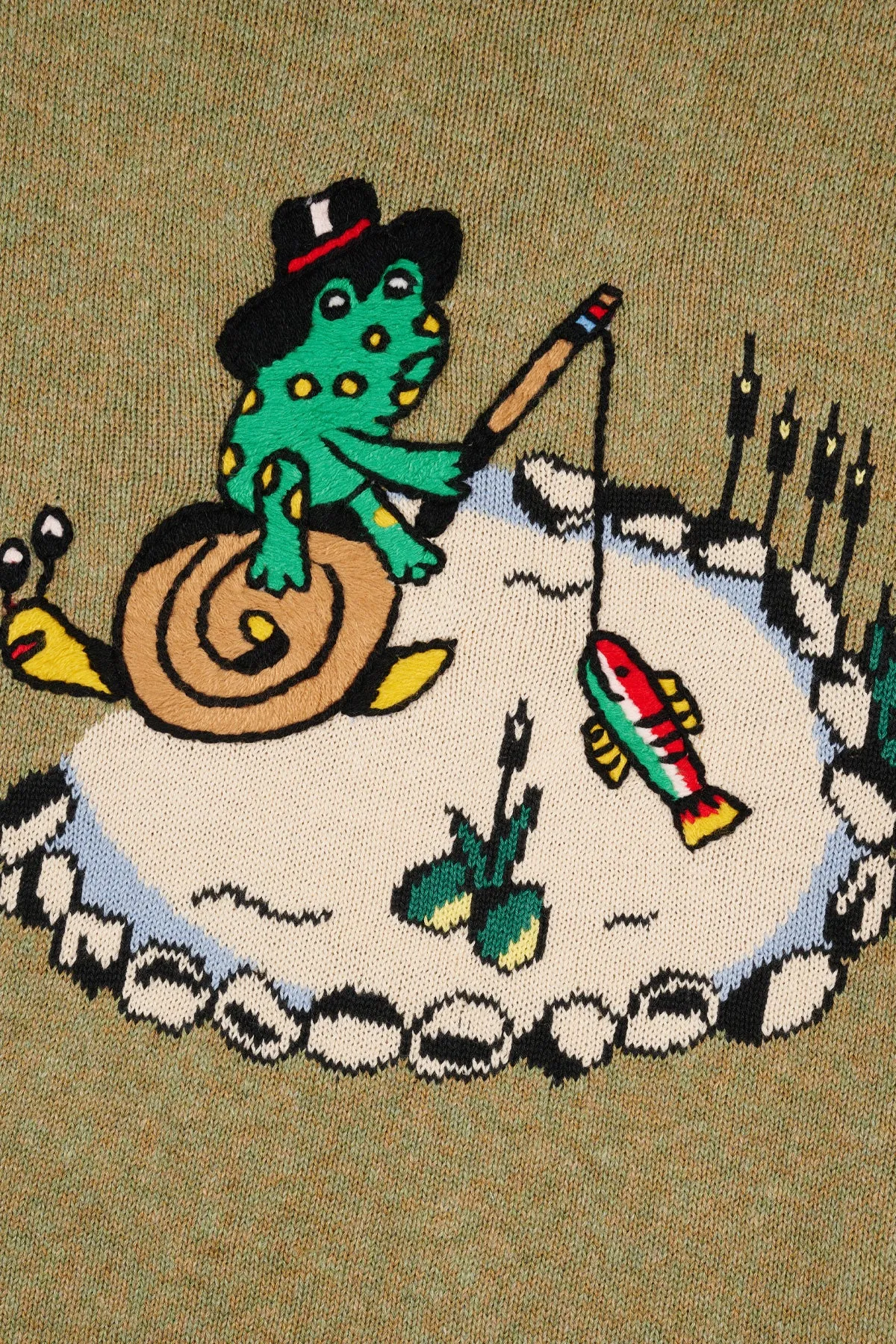 South2 West8 x Brain Dead Tee - Moss