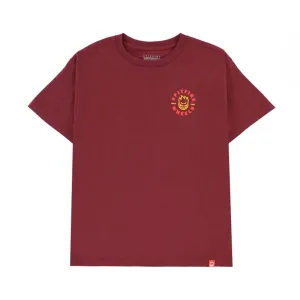 Spitfire Bighead Classic Tee Maroon/Red/Yellow Sale